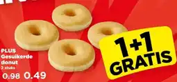 PLUS PLUS Gesuikerde donut aanbieding