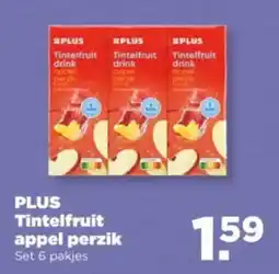 PLUS PLUS Tintelfruit appel perzik aanbieding