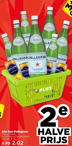 PLUS Alle San Pellegrino aanbieding