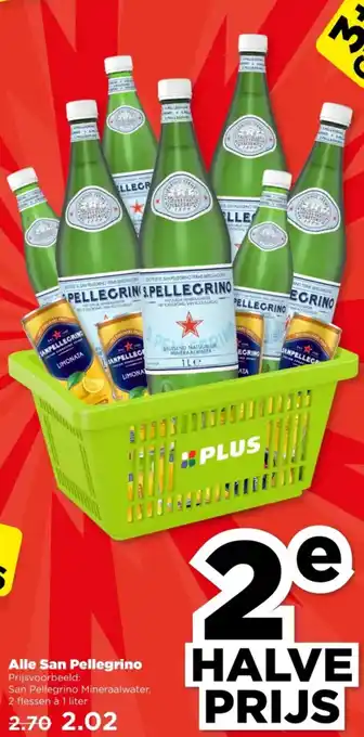 PLUS Alle San Pellegrino aanbieding