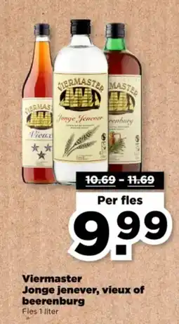 PLUS Viermaster Jonge jenever, vieux of beerenburg aanbieding