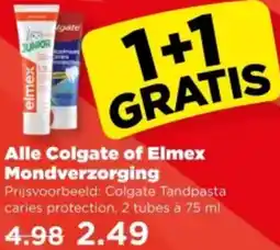 PLUS Alle Colgate of Elmex Mondverzorging aanbieding