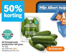 Albert Heijn AH Snoepgroente komkommer aanbieding