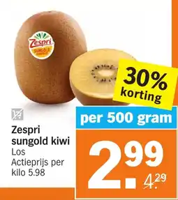 Albert Heijn Zespri sungold kiwi aanbieding
