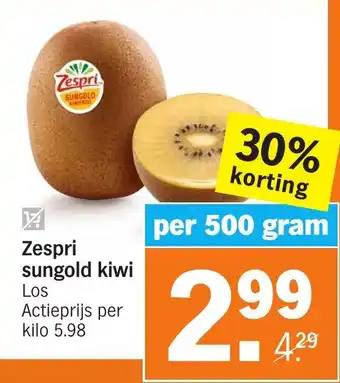 Albert Heijn Zespri sungold kiwi aanbieding