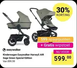 Van Asten BabySuperstore easywalker Kinderwagen Easywalker Harvey5 AIR Sage Green Special Edition aanbieding
