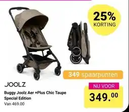 Van Asten BabySuperstore Buggy Joolz Aer +Plus Chic Taupe Special Edition aanbieding