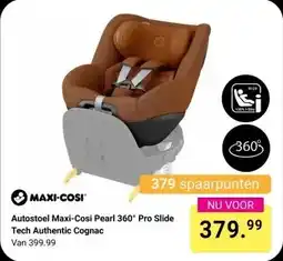 Van Asten BabySuperstore Autostoel Maxi-Cosi Pearl 360° Pro Slide Tech Authentic Cognac aanbieding