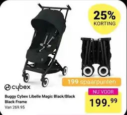 Van Asten BabySuperstore Buggy Cybex Libelle Magic Black/Black Black Frame aanbieding
