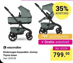 Van Asten BabySuperstore Kinderwagen Easywalker Jimmey Thyme Green aanbieding