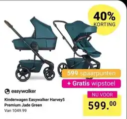Van Asten BabySuperstore Kinderwagen Easywalker Harvey5 Premium Jade Green aanbieding