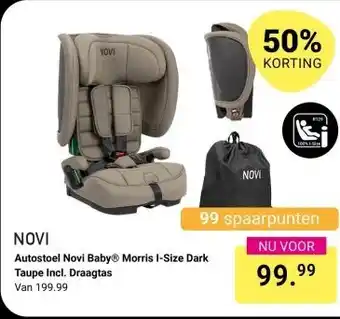 Van Asten BabySuperstore Autostoel Novi Baby Morris I-Size Dark aanbieding
