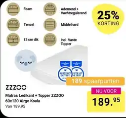 Van Asten BabySuperstore Matras Ledikant + Topper ZZZOO aanbieding