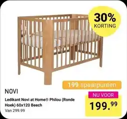 Van Asten BabySuperstore Ledikant Novi at Home Philou Ronde Hoek aanbieding