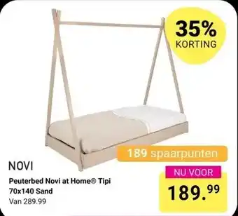 Van Asten BabySuperstore Peuterbed Novi at Home Tipi aanbieding