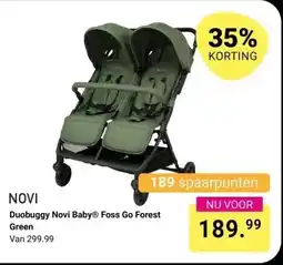 Van Asten BabySuperstore Duobuggy Novi Baby Foss Go Forest Green aanbieding