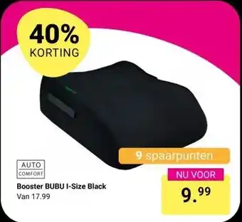Van Asten BabySuperstore Booster BUBU I-Size Black aanbieding