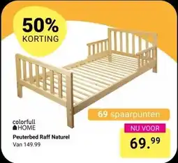 Van Asten BabySuperstore Peuterbed Raff Naturel aanbieding