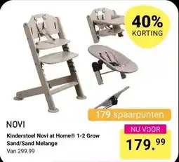 Van Asten BabySuperstore Kinderstoel Novi at Home 1-2 Grow Sand/Sand Melange Van aanbieding