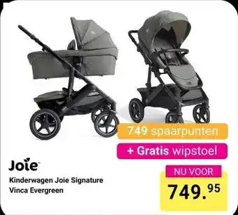 Van Asten BabySuperstore Kinderwagen Joie Signature Vinca Evergreen aanbieding