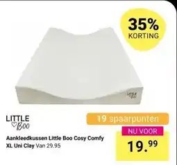 Van Asten BabySuperstore Aankleedkussen Little Boo Cosy Comfy XL Uni Clay aanbieding