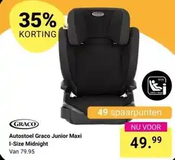 Van Asten BabySuperstore Autostoel Graco Junior Maxi I-Size Midnight aanbieding
