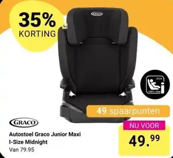 Van Asten BabySuperstore Autostoel Graco Junior Maxi I-Size Midnight aanbieding