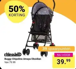 Van Asten BabySuperstore Buggy Chipolino Amaya Obsidian aanbieding