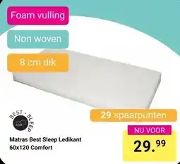 Van Asten BabySuperstore Matras Best Sleep Ledikant  Comfort aanbieding