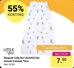 Van Asten BabySuperstore Slaapzak Little Boo Hydrofiel Sea Animals Oatmeal aanbieding