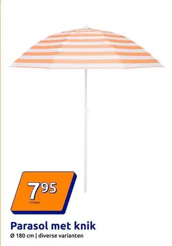 Action Parasol met knik aanbieding