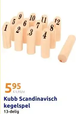 Action Kubb Scandinavisch kegelspel aanbieding