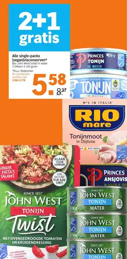 Albert Heijn Alle single packs vegan visconserven aanbieding