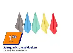 Action Spargo microvezeldoeken aanbieding