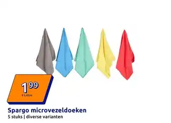Action Spargo microvezeldoeken aanbieding