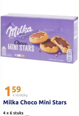 Action Milka Choco Mini Stars aanbieding