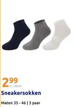 Action Sneakersokken aanbieding