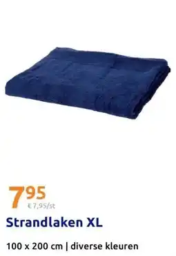 Action Strandlaken XL aanbieding