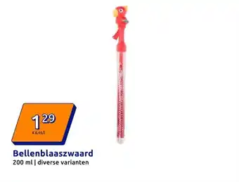 Action Bellenblaaszwaard aanbieding