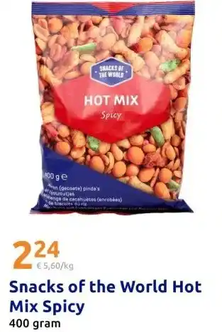 Action Snacks of the World Hot Mix Spicy aanbieding