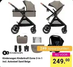 Van Asten BabySuperstore Kinderwagen Kinderkraft Esme 3-in-1 aanbieding
