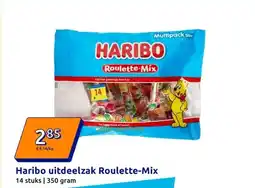 Action Haribo uitdeelzak Roulette-Mix aanbieding