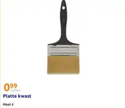 Action Platte kwast aanbieding