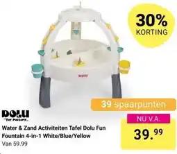 Van Asten BabySuperstore Water & Zand Activiteiten Tafel Dolu Fun Fountain 4-in-1 aanbieding