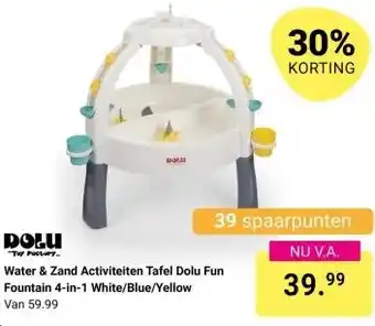 Van Asten BabySuperstore Water & Zand Activiteiten Tafel Dolu Fun Fountain 4-in-1 aanbieding