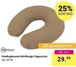 Van Asten BabySuperstore Voedingskussen MorDesign Cappuccino aanbieding