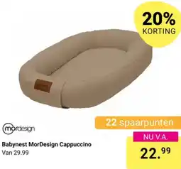 Van Asten BabySuperstore Babynest MorDesign Cappuccino aanbieding