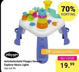 Van Asten BabySuperstore Activiteitentafel Playgro Sensory Explorer Music Lights aanbieding