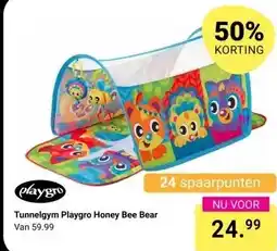 Van Asten BabySuperstore Tunnelgym Playgro Honey Bee Bear aanbieding