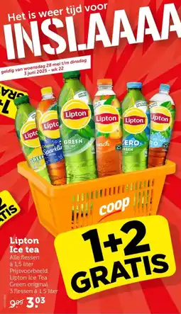 Coop Lipton Ice tea aanbieding